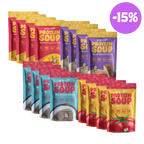 Warmup Champion Bundle – 16 Portionen High Protein Fertiggerichte Suppen vegan alle Sorten