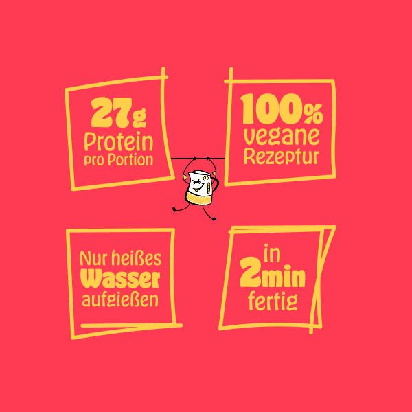 High Protein Fertiggerichte Tomate – 27g Protein pro Portion, 100% vegan, in 2 Minuten fertig