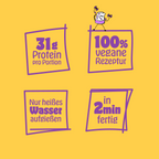 High Protein Fertiggerichte Pilzsuppe – 31g Protein, 100% vegan, in 2 Minuten fertig