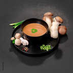 Vegane High Protein Suppe Pilz – Fertiggericht mit Waldpilzen herzhaft und cremig