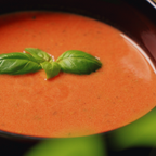 Produkt Vegane High Protein Suppe Tomate – Mahlzeit proteinreiches Fertiggericht mit Basilikum